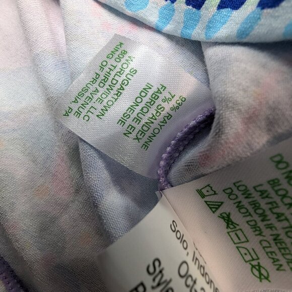 Lilly Pulitzer Women' Sophiletta Womens T-Shirt Short Sleeve Dress Small  Purple - Picture 13 of 14